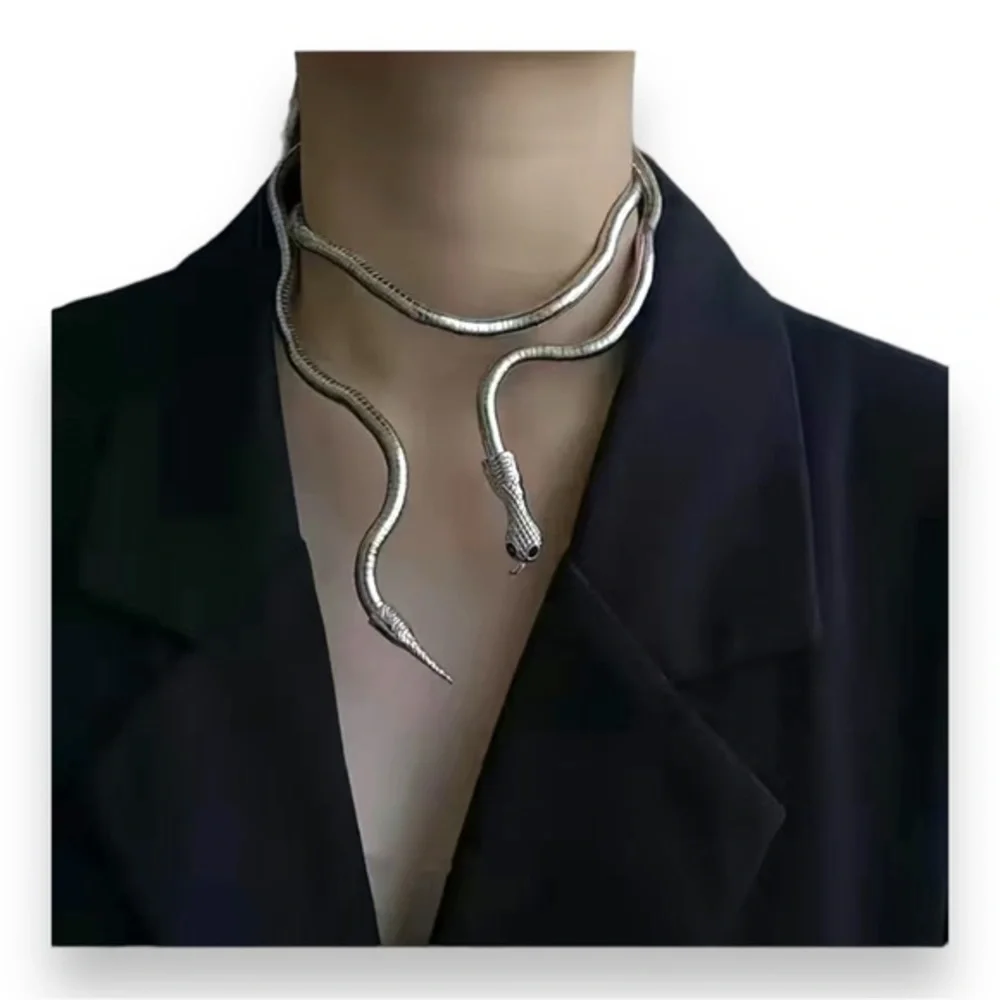 🆕 Serpent Snake Necklace Fully Reticulating - Picture 3 of 6